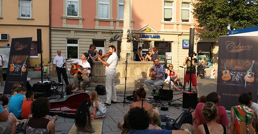 Rudolstadt Innenstadt zum Festival