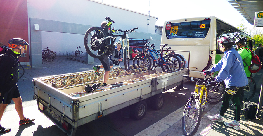 KomBus Fahrradbeförderung Anhänger