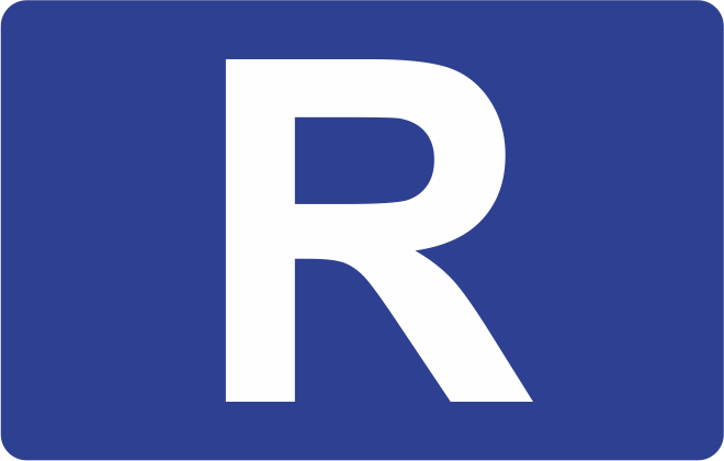 Hinweisschild RufBus