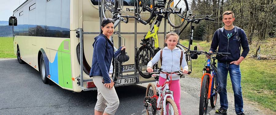 Fahrradbus-Natur Natur- und Aktiv- Linie 405-Cornelia Bergner-Alina Chaver-Tobias Macht-KomBus
