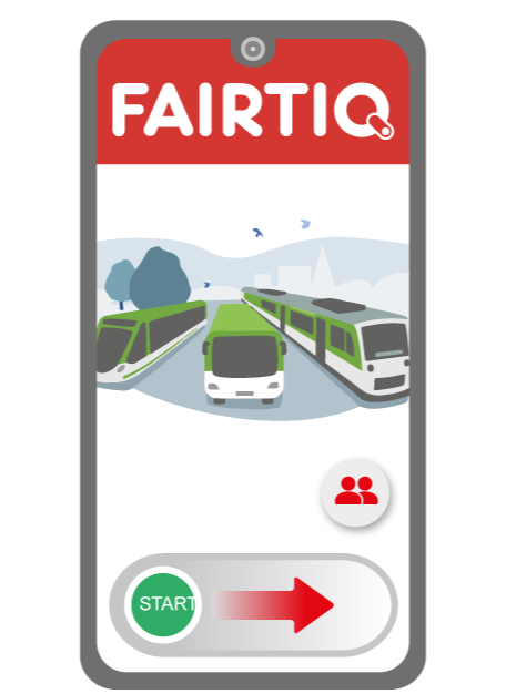 Einchecken mit KomBus und Fairtiq Einchecken in die Fairtiq App