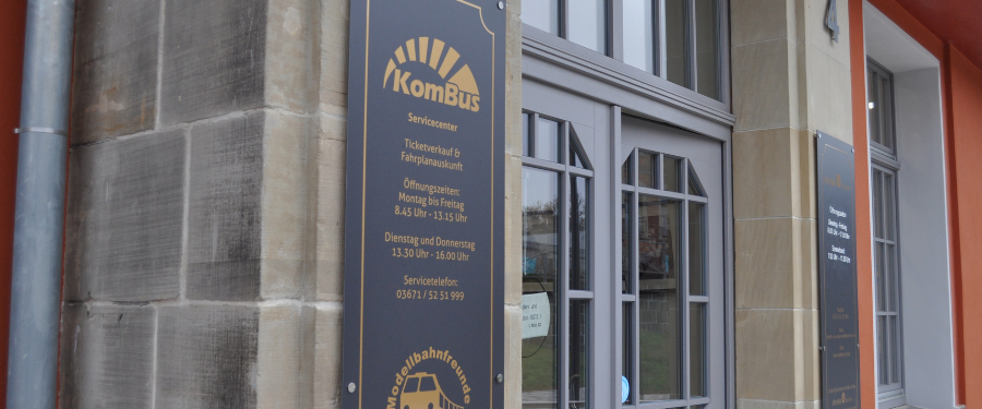Servicecenter der KomBus in Bad Lobenstein